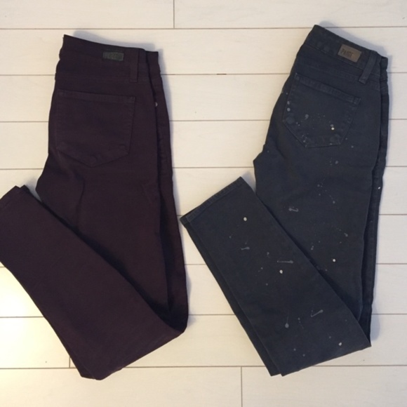 PAIGE Denim - ASO Aria Montgomery black cherry Paige jeans
